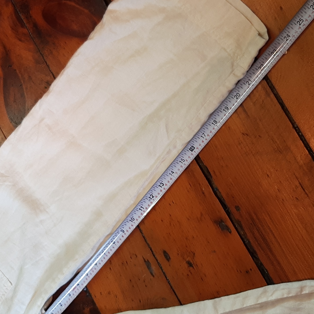 So Blue Sigrid Olsen 100% Linen Cropped Pants. - image 6